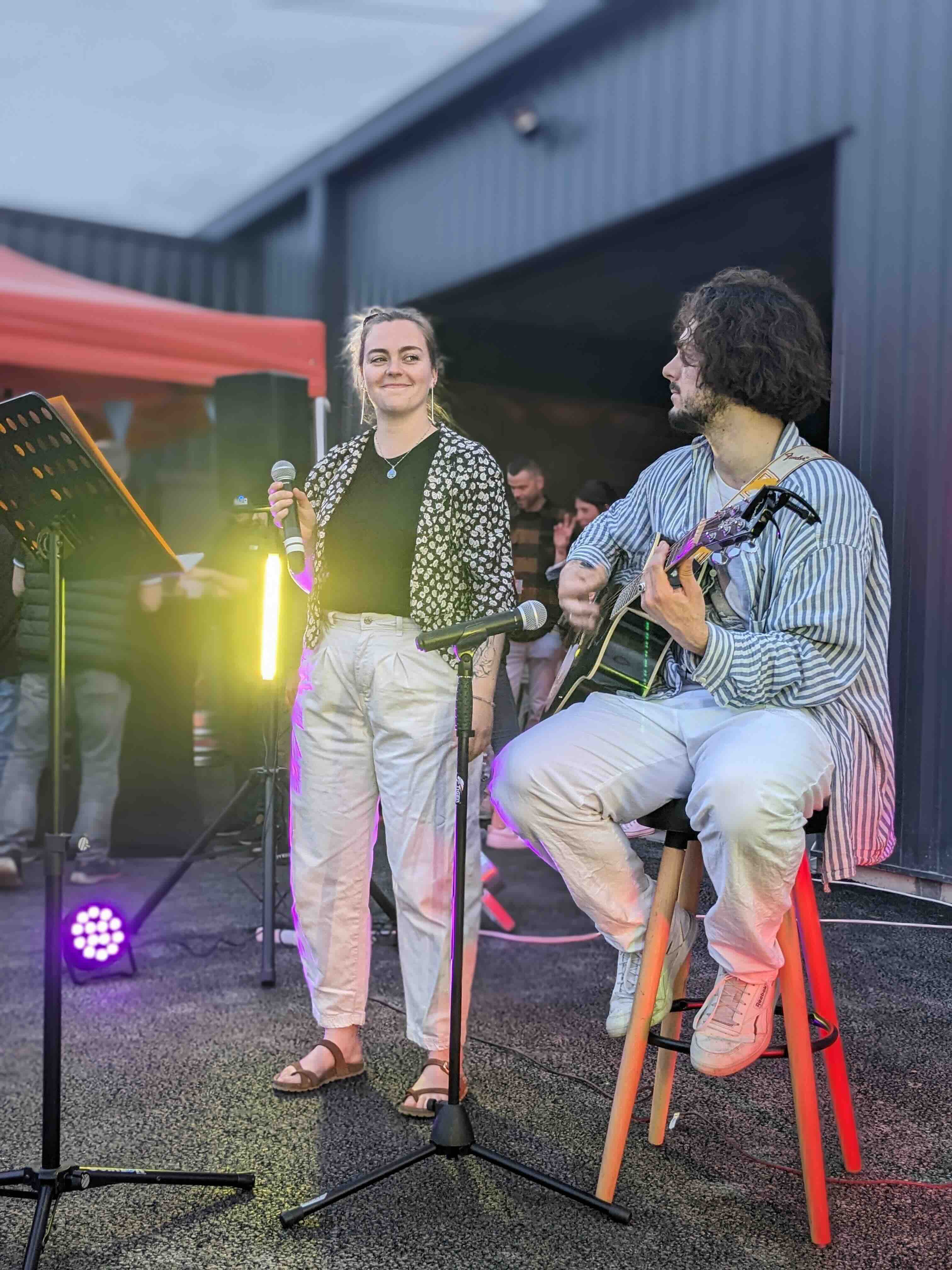 Chanteuse et guitariste